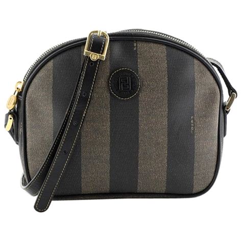 fendi mens pequin striped canvas crossbody camera bag|fendi polo shirts.